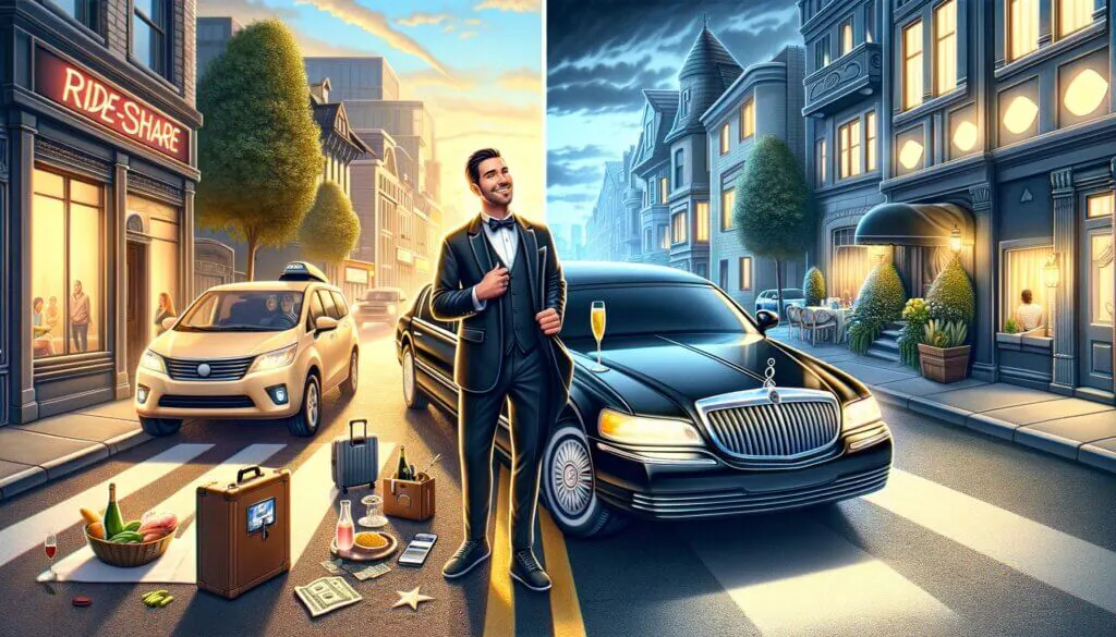 Limo Service vs. Rideshare houston