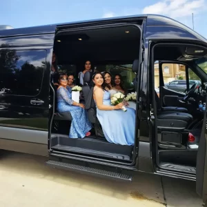 Wedding Sprinter van rental Houston TX