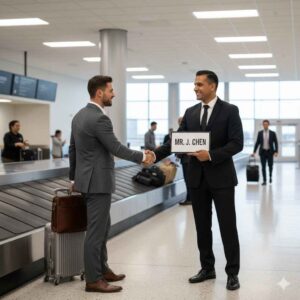 Meet and greet black car service at William P. Hobby Airport Houston